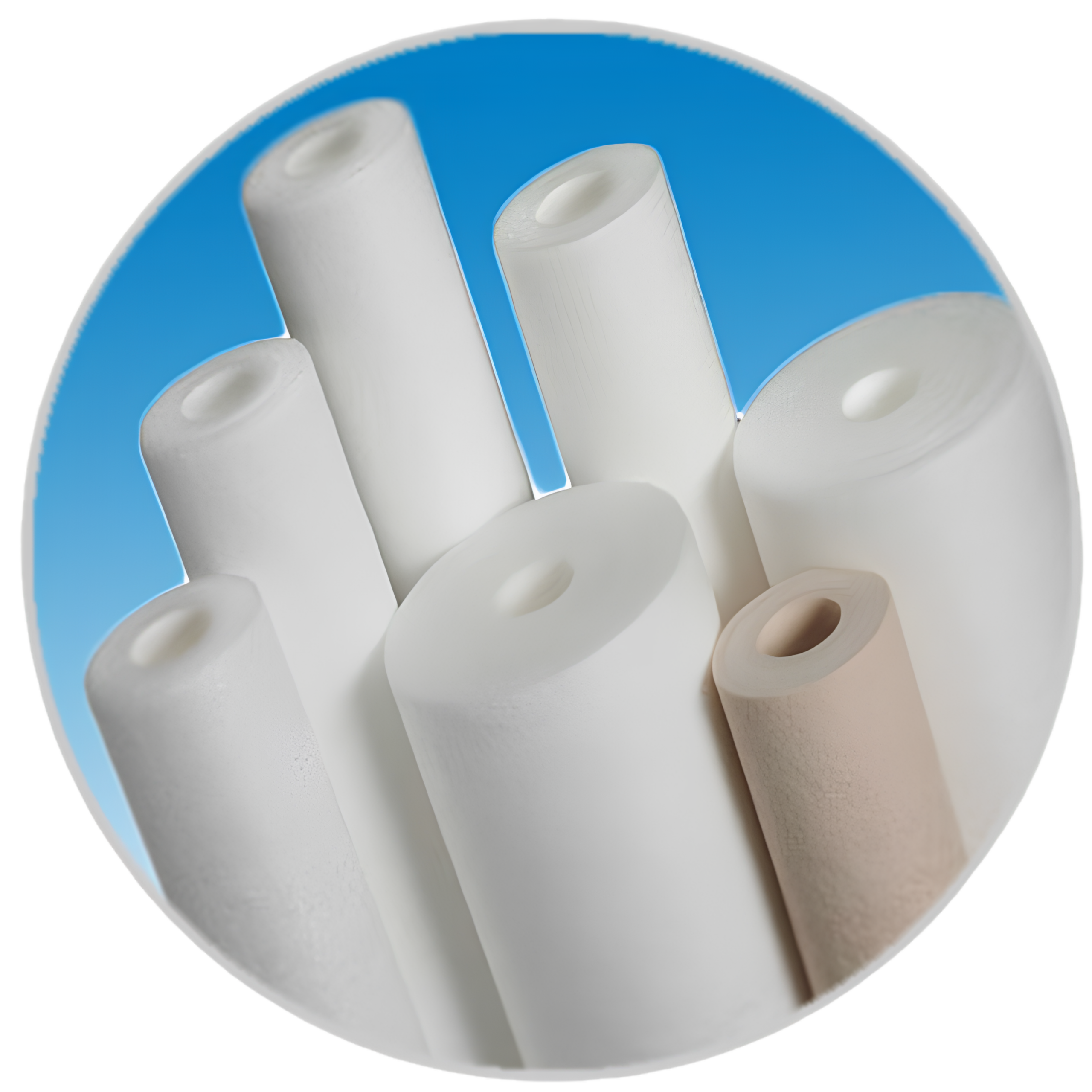 Spun depth filter cartridge series